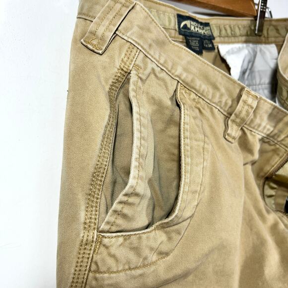 Mountain Khakis Brown Tan Duck Canvas Relaxed Fit Work Wear Pants Men 32 x 33 - Picture 5 of 8
